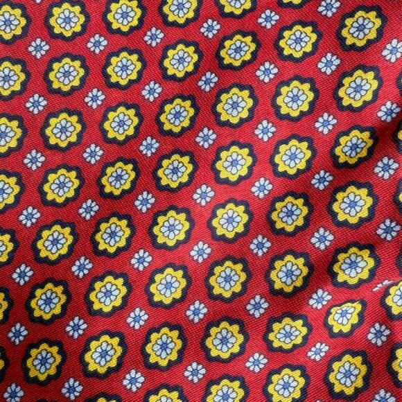 NEW Boho Floral Design Tasseled Rectangle Soft Chic Scarf Large Red Yellow Blue - Picture 9 of 15